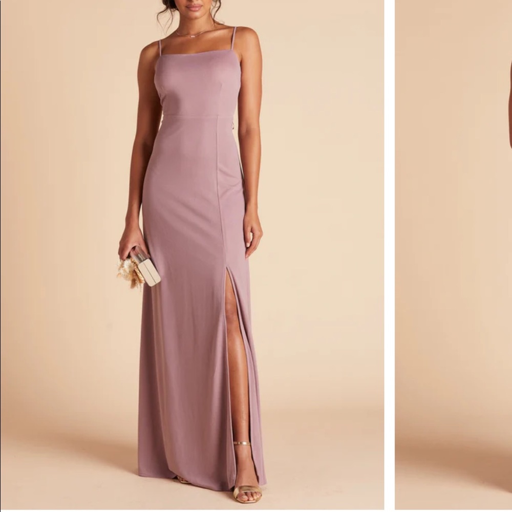 Birdy Grey Benny Crepe Dress in dark mauve